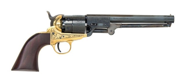 Traditions 1851 Navy Black Powder Brass Revolver, .36 Caliber - 723097,  Pistols & Revolvers at Sportsman's Guide